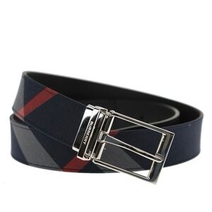 Burberry Classic check men reversible leather belt new with tags